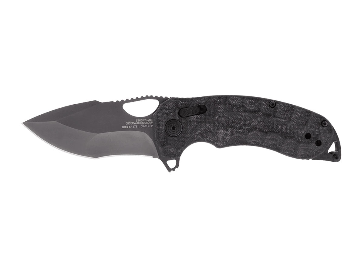 Sog Kiku Xr Lte Blackout Micarta + Carbon 12-27-04-57