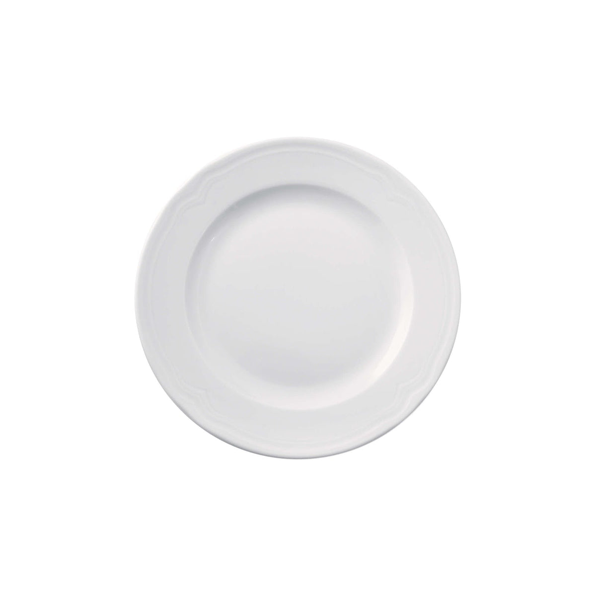 Gural Venice Piatto Frutta in Porcellana Bianca 21,5 cm 12 Pezzi