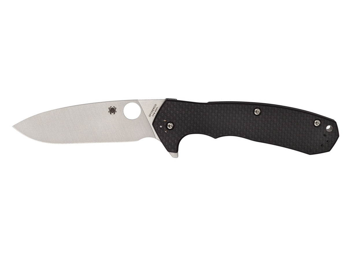 Spyderco Amalgam C234CFP manico fibra di carbonio, lama drop-point CPM S30V americana