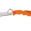 Spyderco Assist C79PSOR coltello da soccorso, lama H-1 combo, Carbide Tip, Rescue Hook, FRN arancione