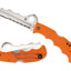 Spyderco Assist C79PSOR dettaglio Rescue Hook e Carbide Tip su FRN arancione alta visibilità