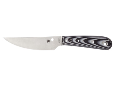 Spyderco Bow River FB46GP collaborazione Phil Wilson, lama flat 8Cr13MoV, manico G-10 nero grigio strati