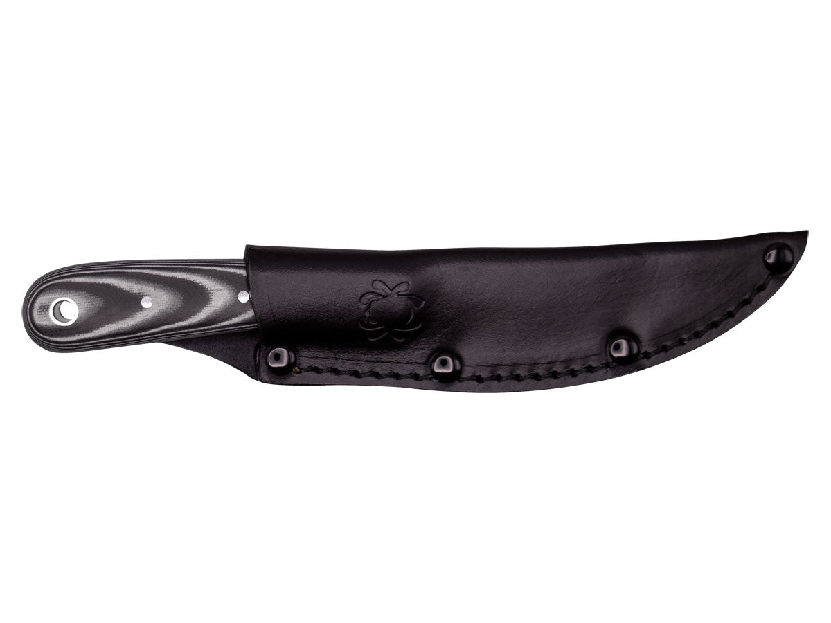 Spyderco Bow River FB46GP dettaglio lama flat 8Cr13MoV e manico G-10 stratificato Phil Wilson