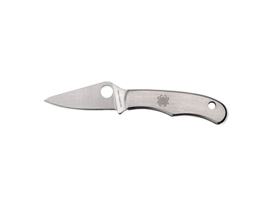 Spyderco Bug C133P slipjoint non bloccabile, lama 3Cr13 piatta rettificata, manico acciaio incidibile