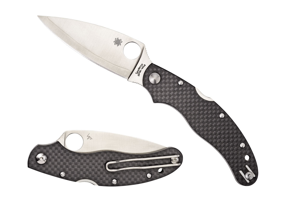 Spyderco Caly 3.5 Carbon Fiber ZDP189 Plain C144CFPE - foto 2