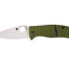 Spyderco Caribbean C217GP lama a foglia LC200N anticorrosione, manico G-10 nero e giallo