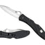 Spyderco Centofante 3 C66PBK3 lama VG-10 hollow grind FRN sottile canali - dettaglio lama