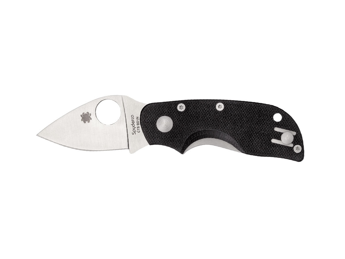 Spyderco Chicago C130GP lama 440C 5,1 cm, manico G-10 nero, totale 12,8 cm