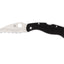 Spyderco Civilian C12GS lama VG-10 seghettata 10,5 cm, manico G-10 nero