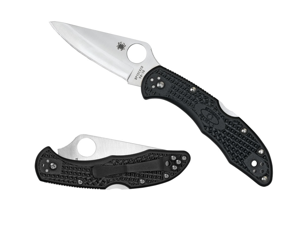 Spyderco Delica 4 C11PBK 71 gr, Back Lock, clip 4 posizioni, Made in Japan