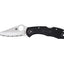 Spyderco Delica 4 C11SBK lama VG-10 seghettata 7,3 cm, manico FRN nero, totale 18,1 cm