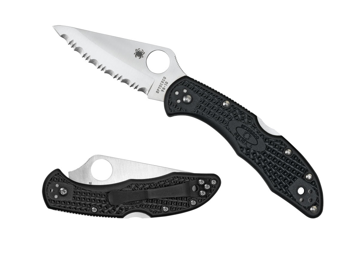 Spyderco Delica 4 C11SBK 71 gr, Back Lock, clip 4 posizioni, Made in Japan