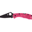 Spyderco Delica 4 C11FPPNS30VBK lama nera rivestita TiCN CPM S30V, manico FRN rosa