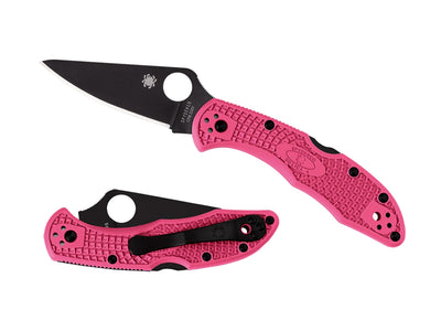 Spyderco Delica 4 C11FPPNS30VBK clip full-wire nera, Back Lock, Made in Japan