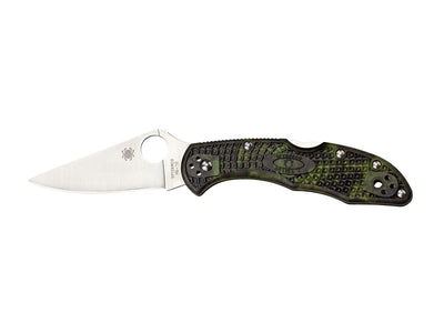 Spyderco Delica 4 C11ZFPGR lama VG-10 piatta 7,4 cm, manico FRN verde Zome