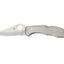 Spyderco Delica 4 C11P lama VG-10 piatta 7,5 cm, manico acciaio, Back Lock Made in Japan