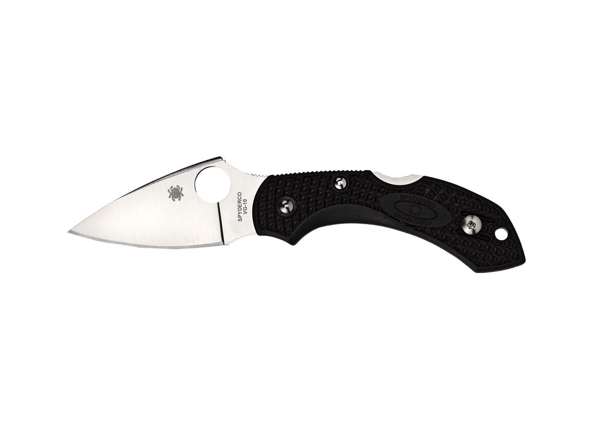 Spyderco Dragonfly 2 C28PBK2 lama VG-10 5,7 cm, manico FRN nero, 34 gr, Back Lock