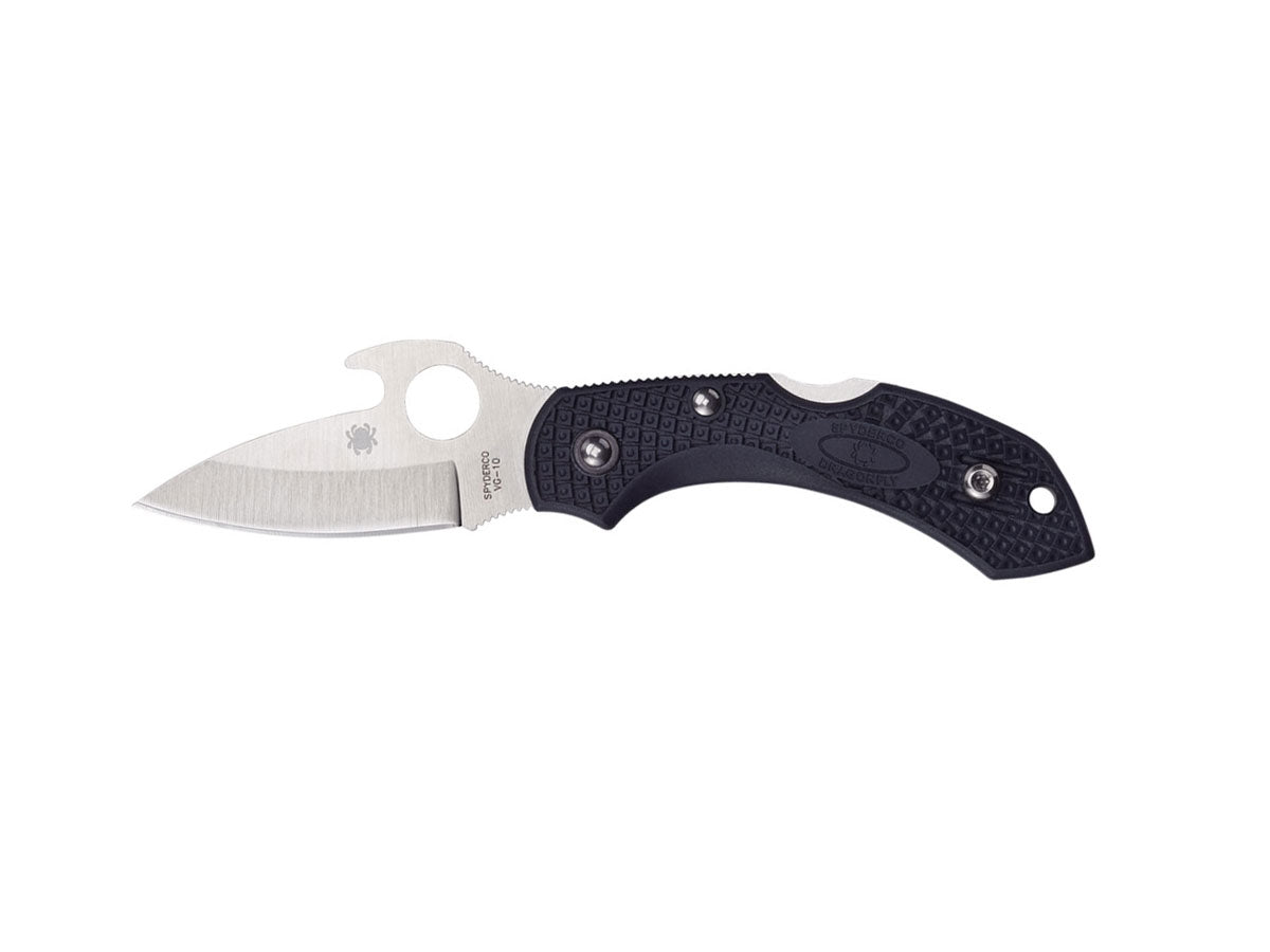 Spyderco Dragonfly 2 C28PGYW2 lama VG-10 5,8 cm, manico FRN grigio, Emerson Opener