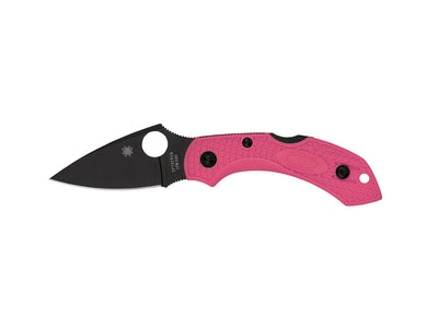 Spyderco Dragonfly 2 Frn Pink Plain Black Blade S30V C28FPPNS30VBK2