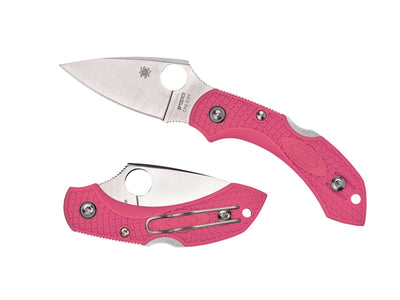 Spyderco Dragonfly 2 C28FPPNS30V2 dettaglio lama CPM S30V e manico FRN rosa