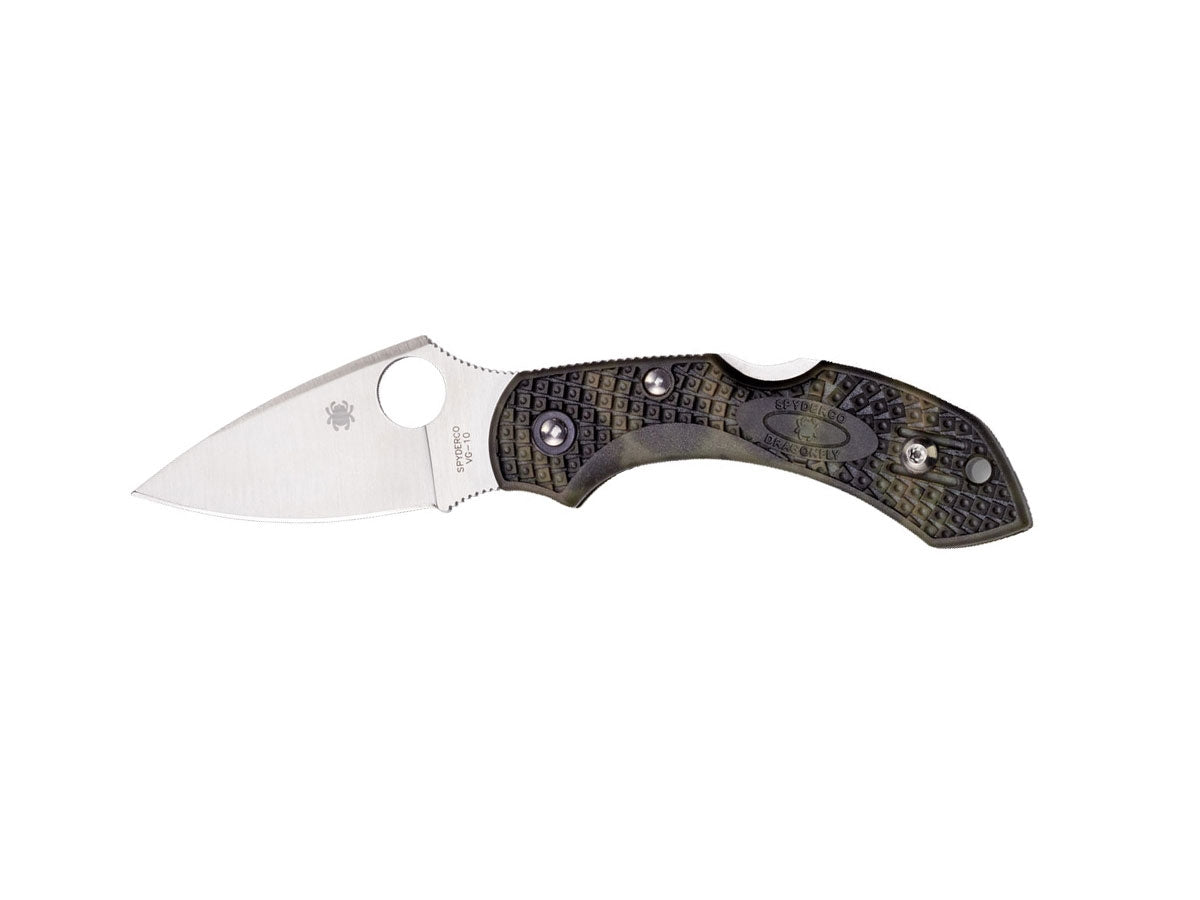 Spyderco Dragonfly 2 C28ZFPGR2 lama VG-10 5,8 cm, manico FRN verde, 34 gr, Back Lock