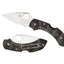 Spyderco Dragonfly 2 C28ZFPGR2 dettaglio lama VG-10 piatta e FRN verde