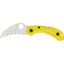 Spyderco Dragonfly 2 Salt C28SYL2HB lama Hawkbill H-1 seghettata, FRN giallo alta visibilità