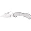 Spyderco Dragonfly C28P lama VG-10 a foglia piatta, manico acciaio incidibile, Back Lock
