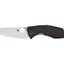 Spyderco Drunken C235CFTIP lama CPM S90V flat grind finitura ruvida manico titanio fibra carbonio Sinkevich - vista principale