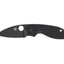 Spyderco Efficient C216GPBBK lama 8Cr13MoV flat grind rivestita ossido nero, manico G-10 ergonomico