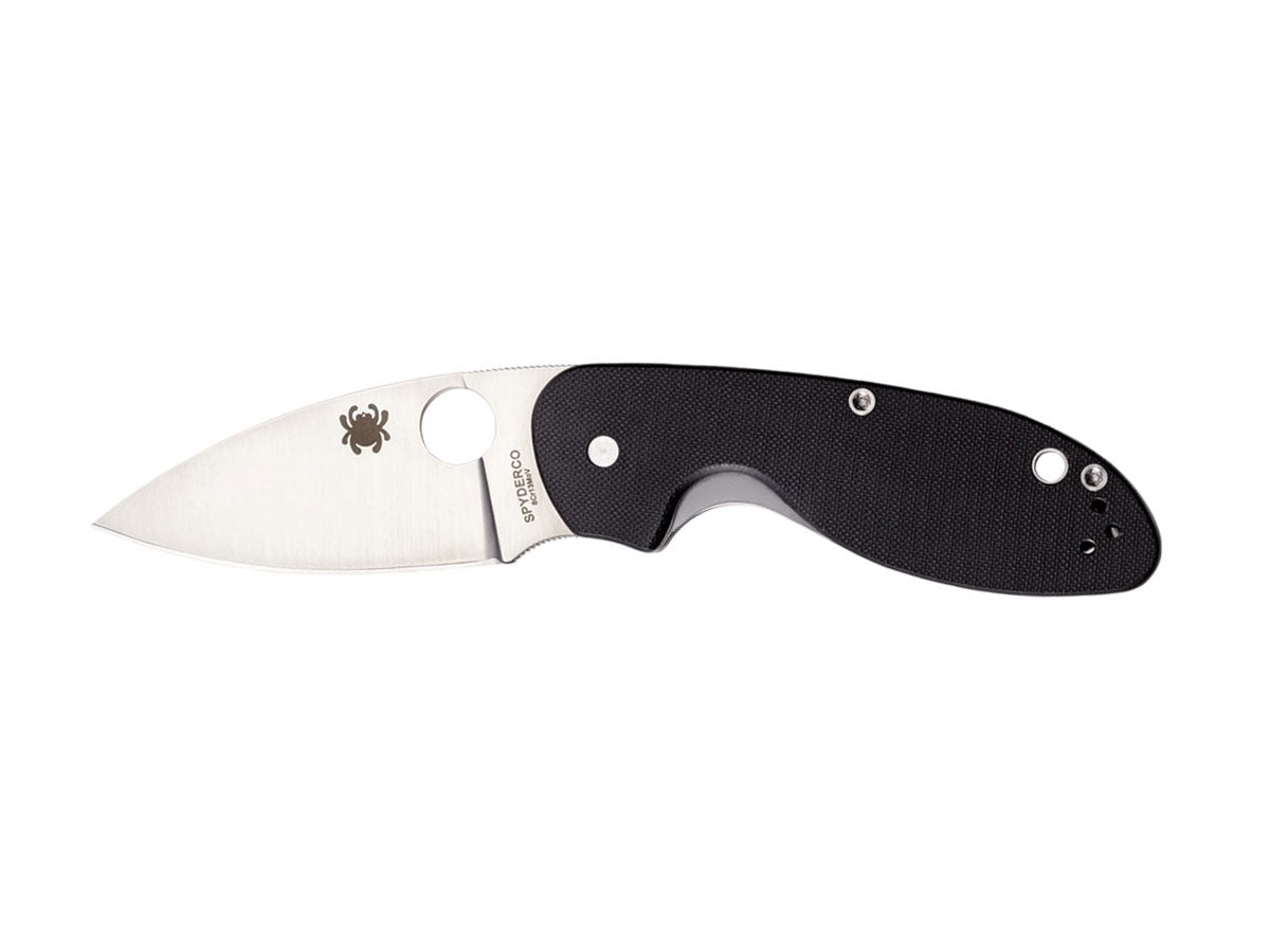 Spyderco Efficient C216GP lama 8Cr13MoV flat grind, manico G-10 ergonomico con fodere inossidabile