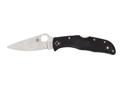 Spyderco Endela C243PBK lama VG-10 piatta, Round Hole ambidestra, manico FRN nero