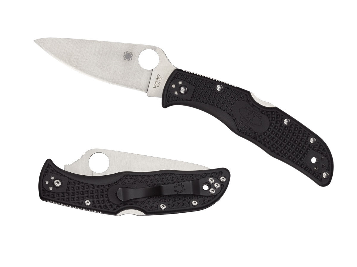 Spyderco Endela C243PBK fodere acciaio scheletrate, Back Lock, Made in Japan