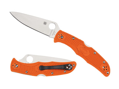 Spyderco Endura 4 C10FPOR 96 gr, Back Lock, clip 4 posizioni, Made in Japan