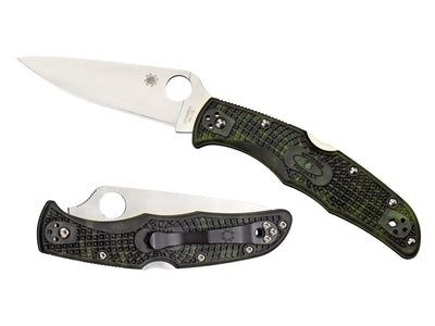 Spyderco Endura 4 C10ZFPGR 94 gr, Back Lock, clip 4 posizioni, Made in Japan