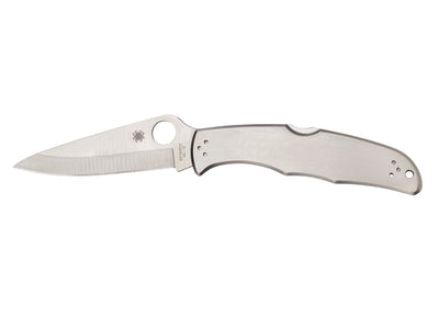 Spyderco Endura 4 C10P lama VG-10 9,8 cm, manico acciaio, totale 22,3 cm
