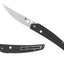 Spyderco Ikuchi C242CFP manico fibra carbonio G-10 apribottiglie codolo Back Lock - dettaglio manico