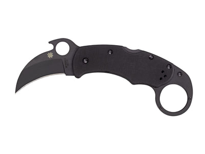Spyderco Karahawk C170GBBKP lama hawkbill acciaio VG-10, manico G-10 all black