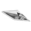 Spyderco Knife Stand CT03 acrilico diamante Lucite trasparente Large 3,5 pollici 45 gradi logo inciso - vista principale