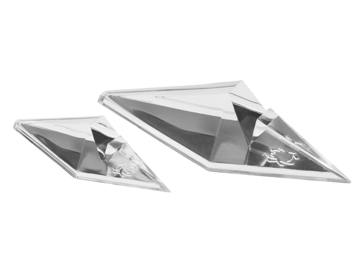 Spyderco Knife Stand CT02 espositore acrilico diamante trasparente 45 gradi - dettaglio base