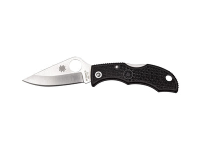 Spyderco Ladybug 3 LBKP3 lama VG-10 piatta 4,9 cm, manico FRN nero, 18 gr, Back Lock
