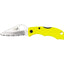 Spyderco Ladybug 3 Salt LYLS3 lama H-1 hollow ground SpyderEdge, manico FRN giallo marino, foro cordino
