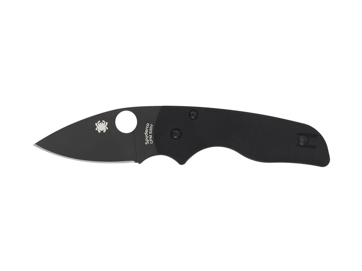 Spyderco Lil' Native C230GPBBK lama CPM S30V rivestita DLC antiriflesso 2,5 pollici, Compression Lock