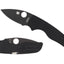 Spyderco Lil' Native C230GPBBK dettaglio lama DLC nera antiriflesso e guancette G-10