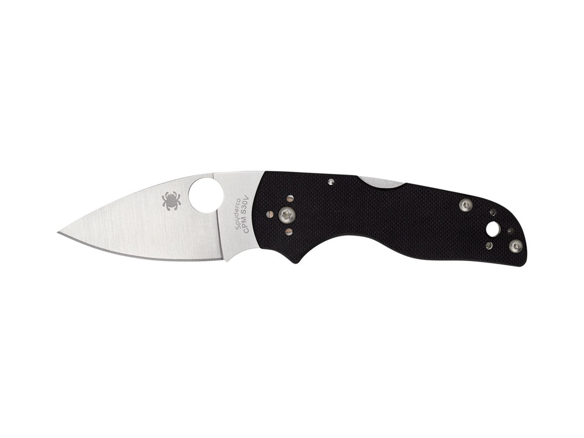 Spyderco Lil' Native C230MBGP Mid Back Lock lama CPM S30V flat grind opaca, 15% compatto del Native 5