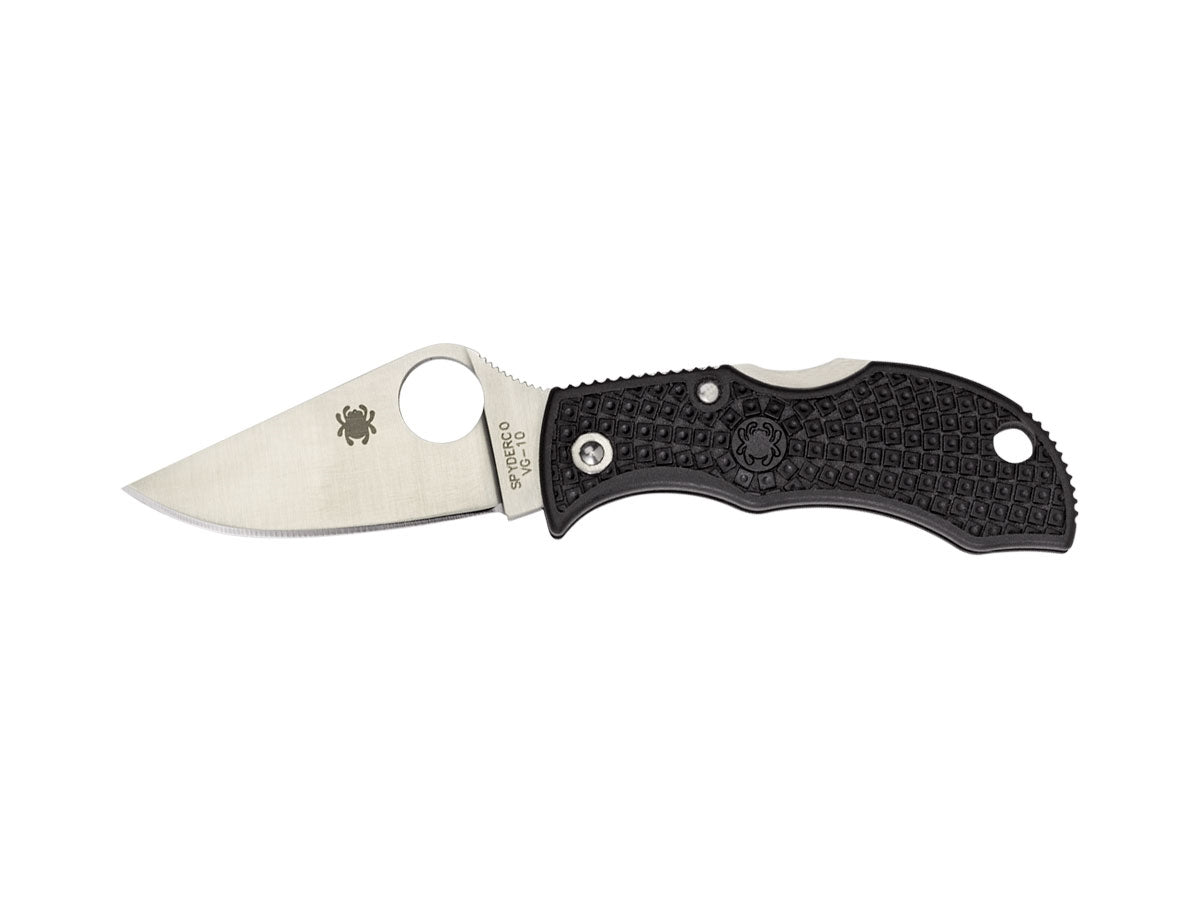 Spyderco Manbug MBKP lama VG-10 4,9 cm, manico FRN nero, 19 gr, Back Lock Made in Japan