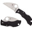 Spyderco Manbug MBKWP dettaglio profilo Wharncliffe VG-10 e manico FRN nero
