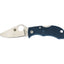 Spyderco Manbug MFPK390 lama K390 MICROCLEAN Böhler-Uddeholm, manico FRN blu, Back Lock