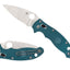 Spyderco Manix 2 FRCP Blue SPY27 C101PCBL2 Ball Bearing Lock, Tip-Up clip, Made in USA