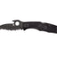 Spyderco Matriarch 2 C12SBBK2W lama VG-10 seghettata 9,1 cm, manico FRN nero